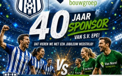 Feestelijke jubileumwedstrijd!